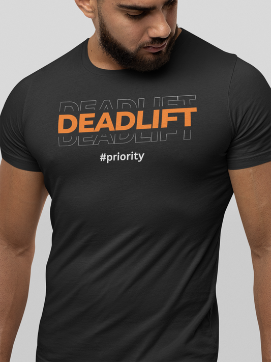 Deadlift is priority - Premium Cotton T-shirt Unisex