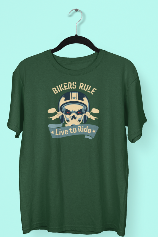 Bikers Rule - Premium Cotton T-shirt Unisex