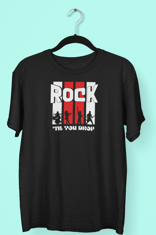 Rock til you drop - Premium Cotton T-shirt Unisex